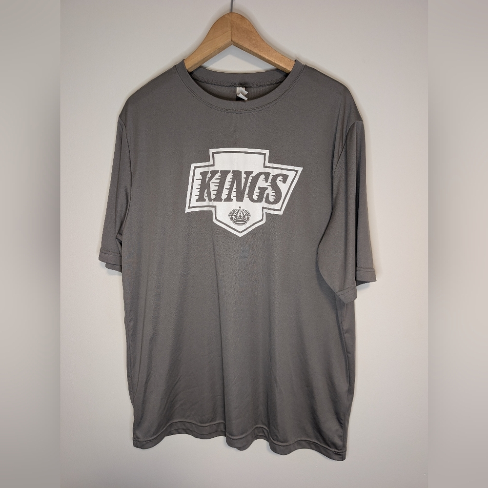 LA Kings Graphic Short-Sleeve T-Shirt - Gray